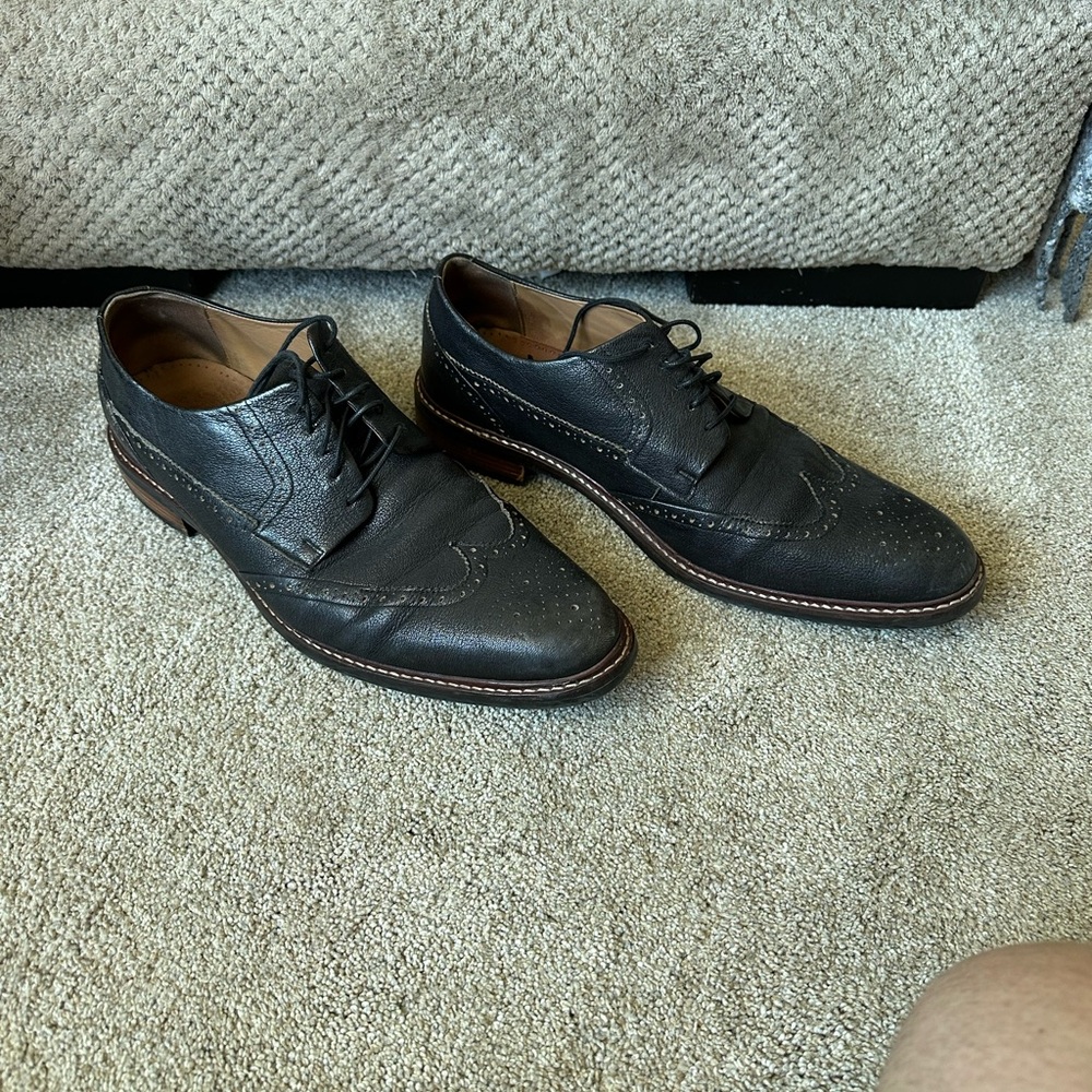 Cole Haan Black Leather Oxfords Size 13